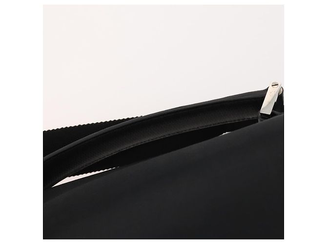 Borsa a Spalla GUCCI Nylon 2way Nera Argento Auth 172937 Nero - vista 10