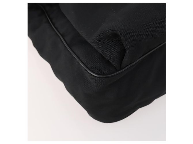 Borsa a Spalla GUCCI Nylon 2way Nera Argento Auth 172937 Nero - vista 13