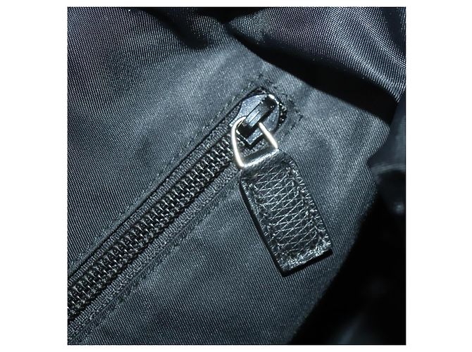 Borsa a Spalla GUCCI Nylon 2way Nera Argento Auth 172937 Nero - vista 22