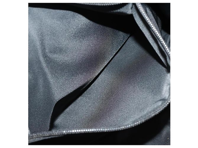 Borsa a Spalla GUCCI Nylon 2way Nera Argento Auth 172937 Nero - vista 23