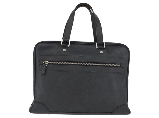 LOUIS VUITTON Borsa da Lavoro Taiga Igor Ardoise M31172 LV Auth ka2863 Grigio - vista 13