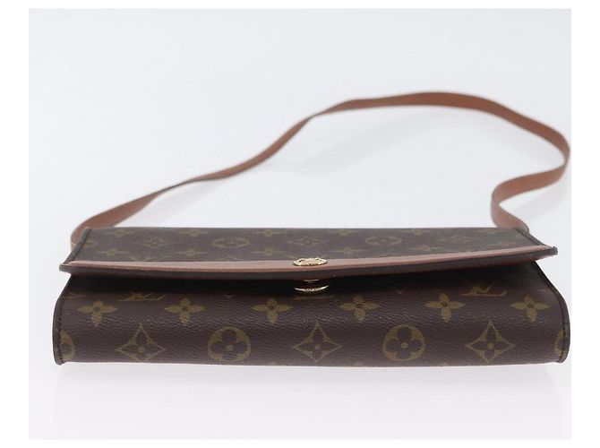 LOUIS VUITTON Borsa a Spalla Monogram Bordeaux 24 M51798 LV Auth 173731 Monogramma - vista 5