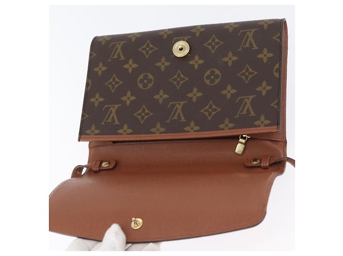 LOUIS VUITTON Borsa a Spalla Monogram Bordeaux 24 M51798 LV Auth 173731 Monogramma - vista 9