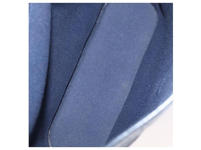 Borsa a Spalla in Tela Trotter Christian Dior Blu Navy e Oro Auth ka2955 D'oro - vista 17