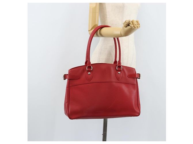 LOUIS VUITTON Borsa a Mano Epi Passy PM Rossa M5926E LV Auth BA10911 Rosso - vista 26