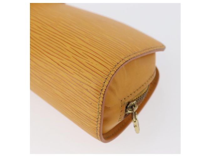 LOUIS VUITTON Pochette Dauphine PM Epi Gialla M48449 LV Auth 172428 Giallo - vista 16