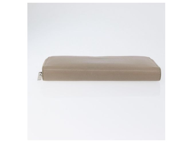 Céline CELINE Langer Geldbeutel Leder Beige Silber Auth am10868 - Ansicht 7