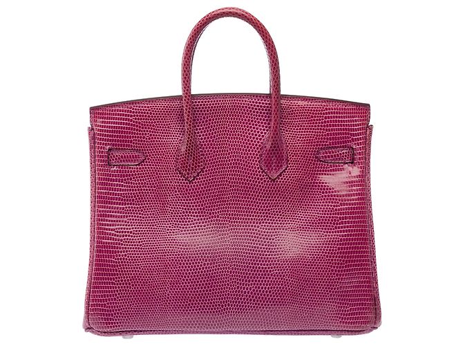 Hermès Borsa HERMES Birkin 25 in Pelle Esotica Viola - 103358 Porpora - vista 3
