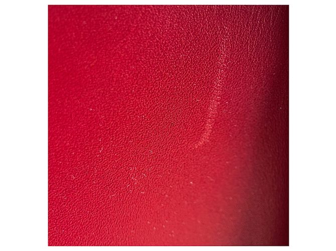 Dior Saddle Mini Ultrasmooth Kalbsleder Handtasche ohne Tragegurt Kirschrot - Ansicht 18