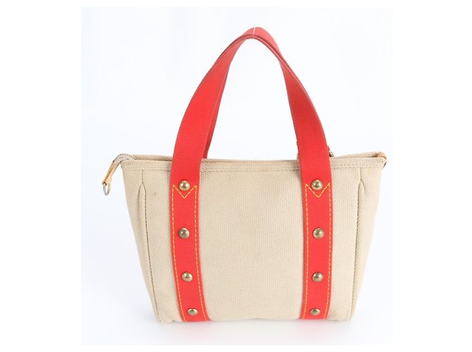 Borsa Tote Louis Vuitton Antigua Cabas PM Beige - vista 3
