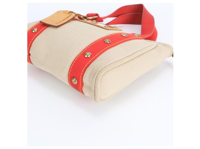 Borsa Tote Louis Vuitton Antigua Cabas PM Beige - vista 5