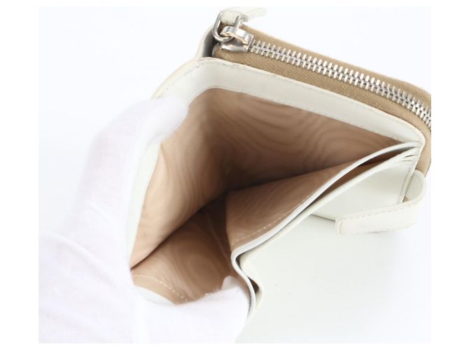 Prada Logo Jacquard Leder Bi-Fold Geldbörse - vue 4