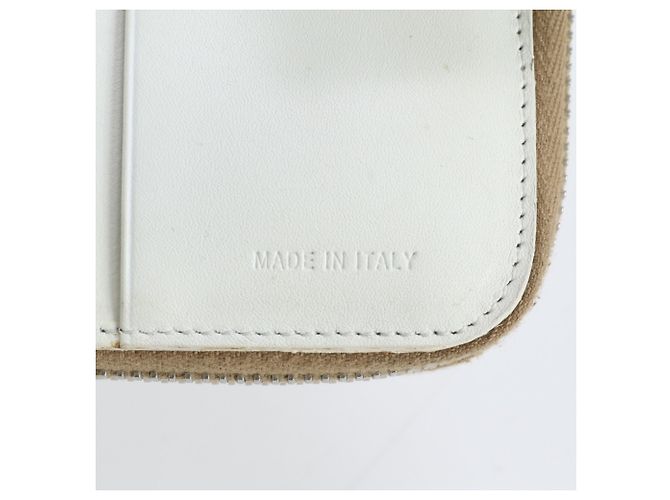 Prada Logo Jacquard Leder Bi-Fold Geldbörse - vue 7