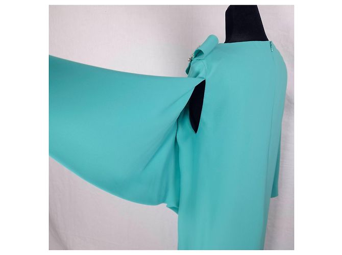 Pierre Cardin abito da cerimonia verde acqua Turchese - vista 7