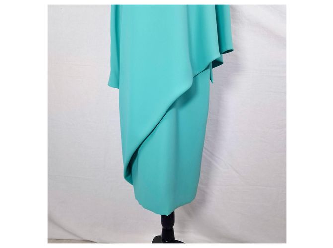Pierre Cardin abito da cerimonia verde acqua Turchese - vista 8