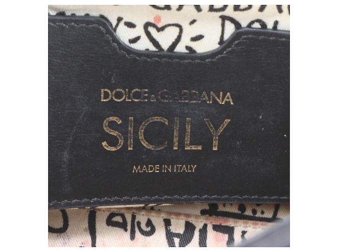 Bolsa de couro Sicily da Dolce & Gabbana - vista 12