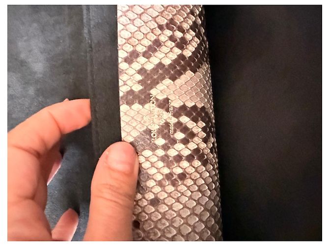 Borsa a mano Louis Vuitton in pelle nera Nero - vista 5