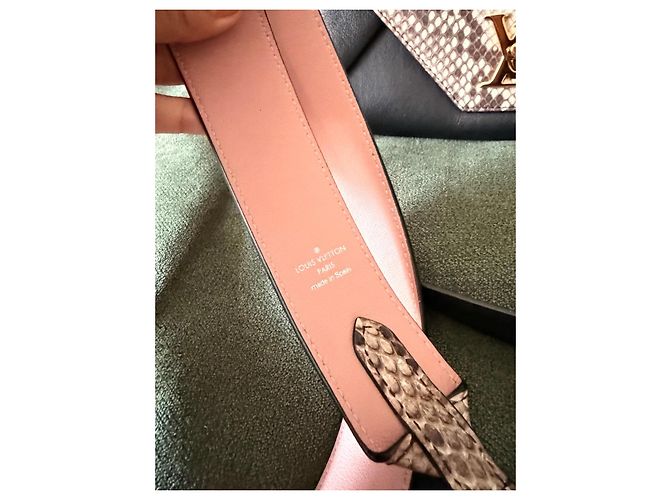 Borsa a mano Louis Vuitton in pelle nera Nero - vista 8