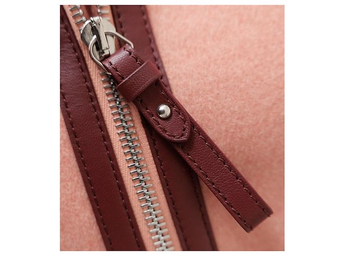 Hermès Capa de cachemira de doble cara en cuarzo rosa Hermes - vista 4