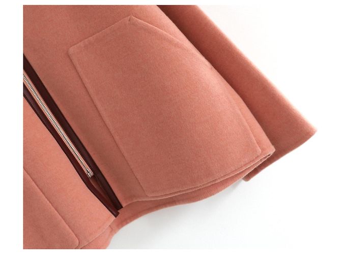 Hermès Capa de cachemira de doble cara en cuarzo rosa Hermes - vista 5
