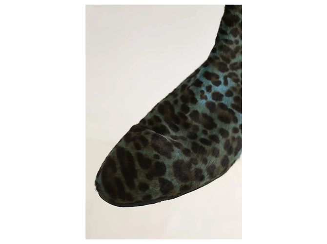 Alaïa Botas de cuero negro - vista 4