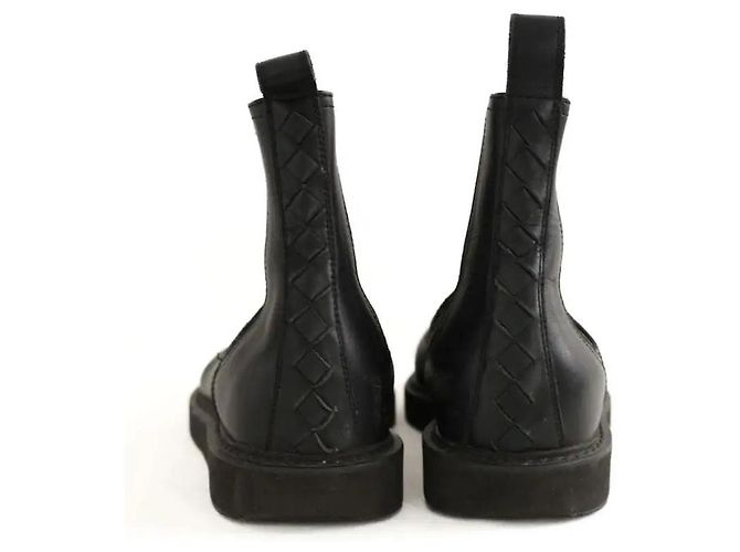 Bottega Veneta Botas de cuero negro - vista 2