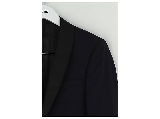 Sandro Navy wool jacket Navy blue - view 3