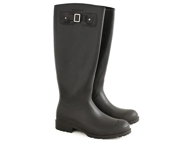 Saint Laurent Botas negras Negro - vista 3