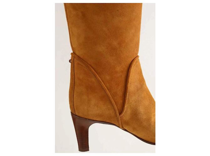 Chloé Botas de camurça camel Camelo - vista 4