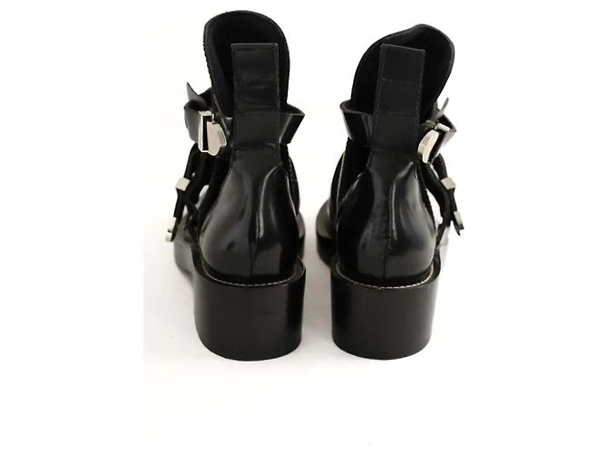 Balenciaga Botas de cuero negro - vista 2