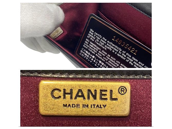 Clutch Minaudière Gioiello Nero Byzance 11A di Chanel Multicolore D'oro Gold hardware - vista 12