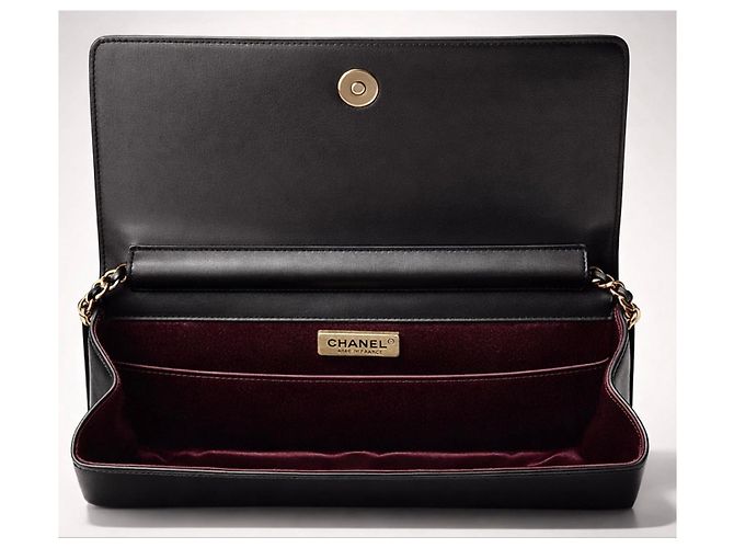 Clutch Minaudière Gioiello Nero Byzance 11A di Chanel Multicolore D'oro Gold hardware - vista 9