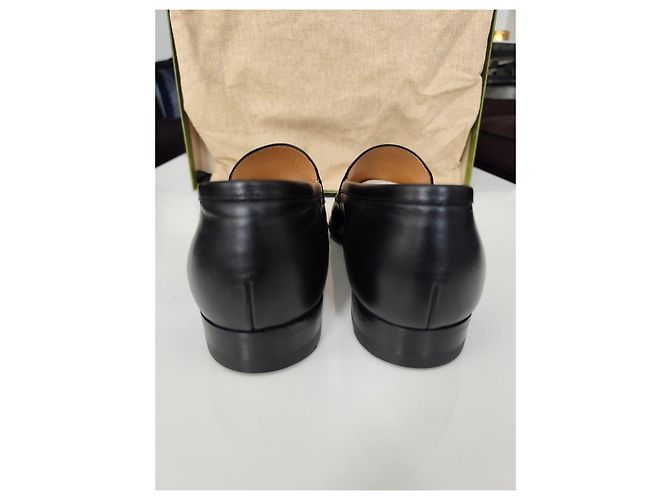 Mocassini Gucci Horsebit in pelle nera Nero - vista 4
