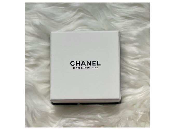Spilla Chanel CC Oro Champagne e Perle Turchesi Gold hardware - vista 6