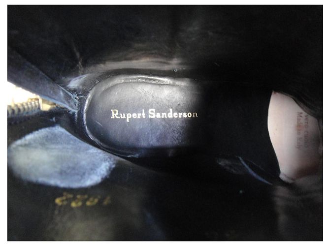 Botines de piel azul Rupert Sanderson - vista 7