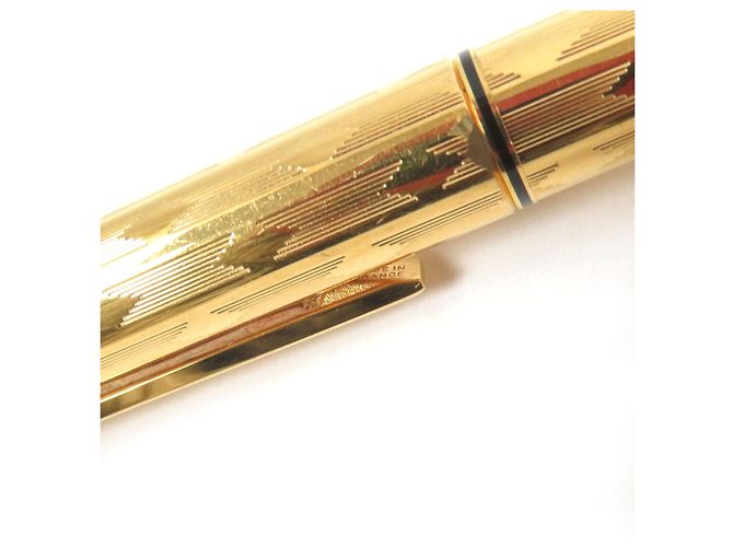 Cartier Trinity Do Diamantmuster Au750 Füllfederhalter Golden - Ansicht 7