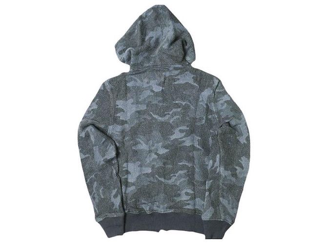 Autre Marque SUDADERA DE ALGODÓN CON CREMALLERA HONEYCOMB Azul - vista 2
