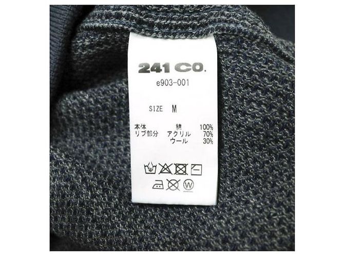 Autre Marque SUDADERA DE ALGODÓN CON CREMALLERA HONEYCOMB Azul - vista 8