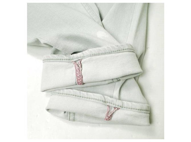 Autre Marque Pantalones de mezclilla elásticos de algodón e JEANS Castaño - vista 11
