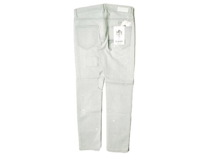Autre Marque Pantalones de mezclilla elásticos de algodón e JEANS Castaño - vista 2