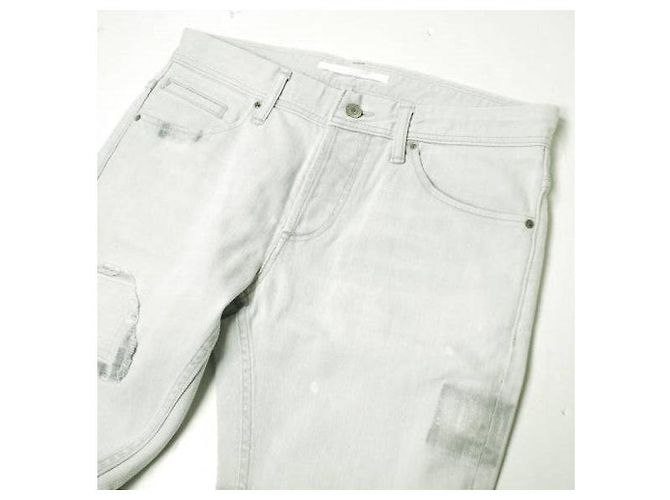 Autre Marque Pantalones de mezclilla elásticos de algodón e JEANS Castaño - vista 4