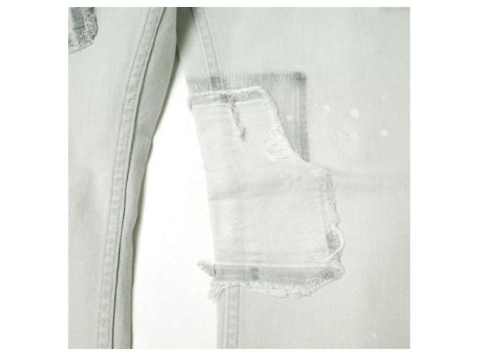 Autre Marque Pantalones de mezclilla elásticos de algodón e JEANS Castaño - vista 6