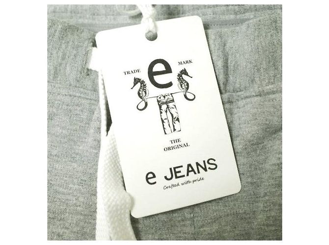 Autre Marque PANTALONES FÁCILES TAPERED DE MEZCLA DE ALGODÓN Castaño Gris - vista 3