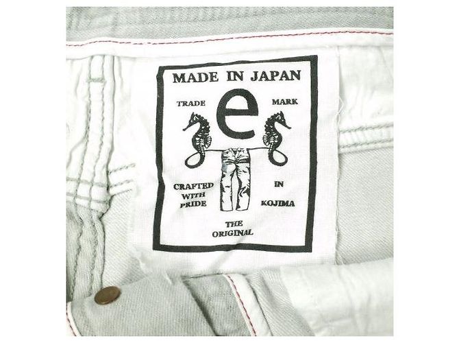 Autre Marque JEANS SEA HORSE SLIM Pantalones de Denim de Algodón Castaño - vista 11