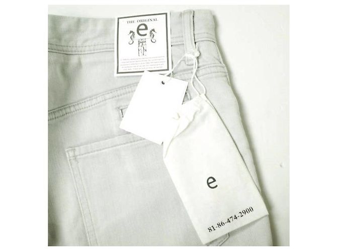Autre Marque JEANS SEA HORSE SLIM Pantalones de Denim de Algodón Castaño - vista 3