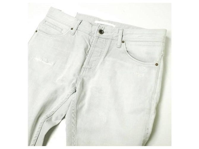 Autre Marque JEANS SEA HORSE SLIM Pantalones de Denim de Algodón Castaño - vista 5