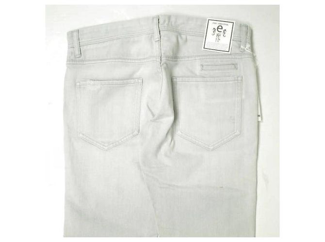 Autre Marque JEANS SEA HORSE SLIM Pantalones de Denim de Algodón Castaño - vista 7