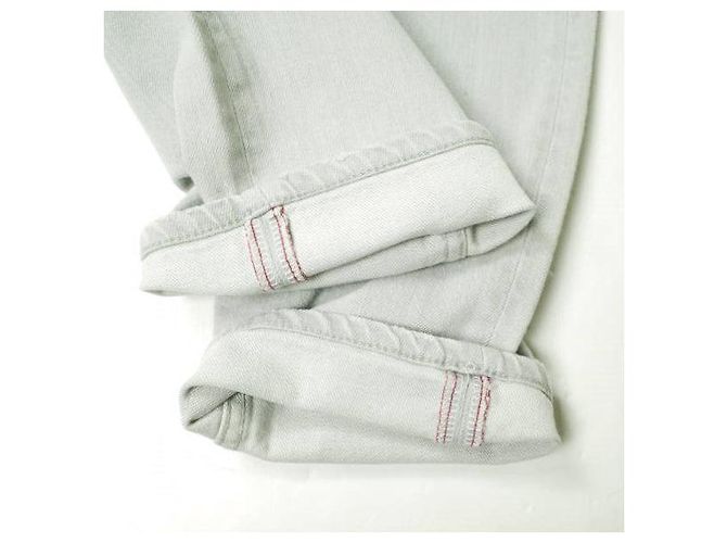 Autre Marque JEANS SEA HORSE SLIM Pantalones de Denim de Algodón Castaño - vista 9