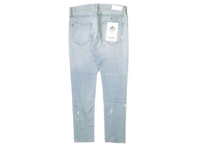 Autre Marque JEANS TAPERED Jeans Tapered de Algodón Slim Azul Azul claro - vista 2