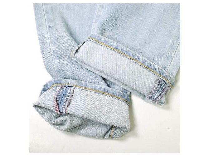 Autre Marque JEANS TAPERED Jeans Tapered de Algodón Slim Azul Azul claro - vista 9